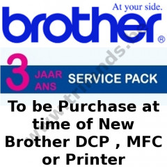 Brother ZWP0360B1 - Brother Service-Pack - Extended service agreement - parts and labour - 3 years - on-site